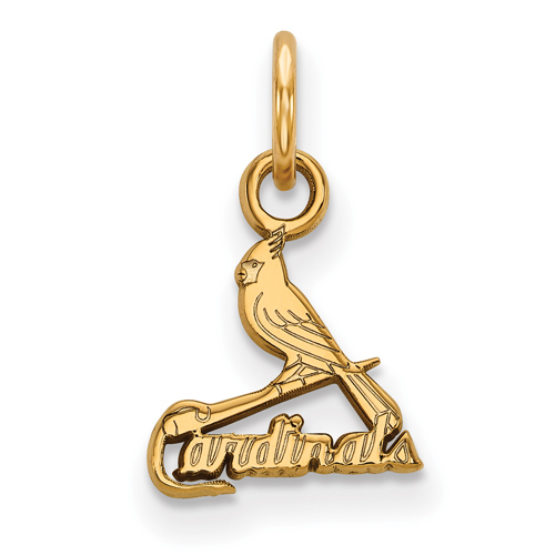 14kt Yellow Gold 3/8in St. Louis Cardinals Pendant 4Y001CRD