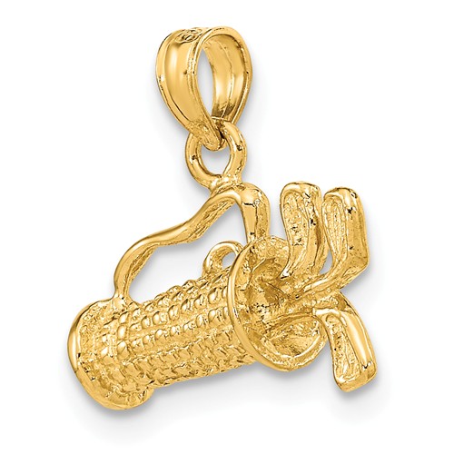 Gold Golf Bag Charm