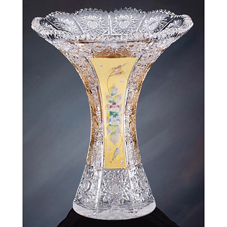 Large Crystal Bud Vase