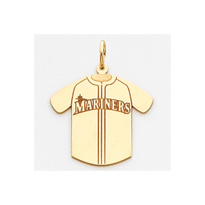 Seattle Mariners 3/4in Jersey - 14k Yellow Gold