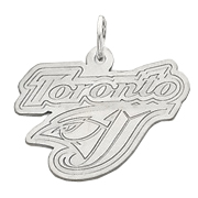 Toronto Blue Jays 3/4in Pendant - Sterling Silver