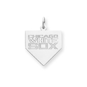 Chicago White Sox 7/8in Home Plate - Sterling Silver