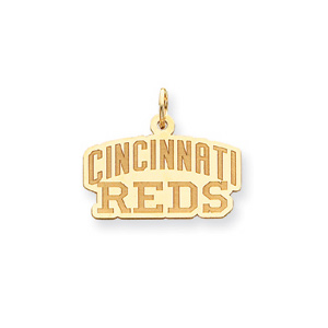 Cincinnati Reds 5/8in C Logo Charm - 14kt Yellow Gold ML456