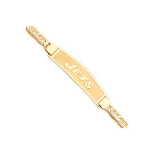 New York Jets 7in Anchor Bracelet - 14k NF1449-7