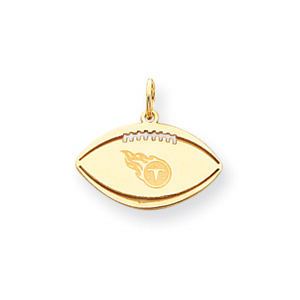 Tennessee Titans 11/16in Logo Pendant - 14k Yellow Gold NF1993