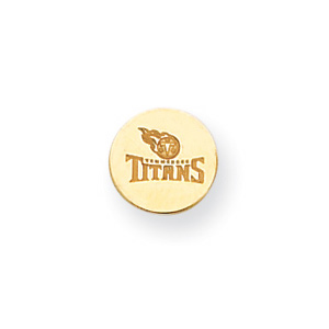 Tennessee Titans Logo Post Earrings - 14k Yellow Gold NF2035