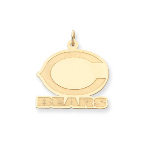 Chicago Bears 1in Jersey - 14k Yellow Gold NF293