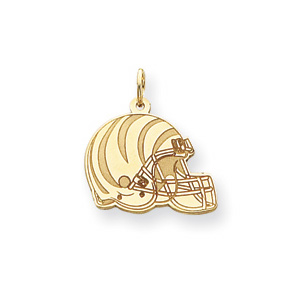 Cincinnati Bengals Micro Logo Pendant - Yellow Gold in 2023