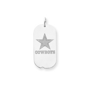 Dallas cowboys dog tag necklace hotsell