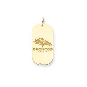 broncos dog tag