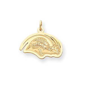 jacksonville jaguars gold pendant