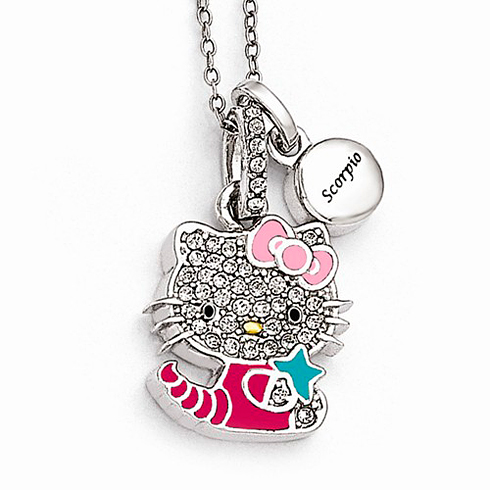 Sterling Silver 18in Hello Kitty 