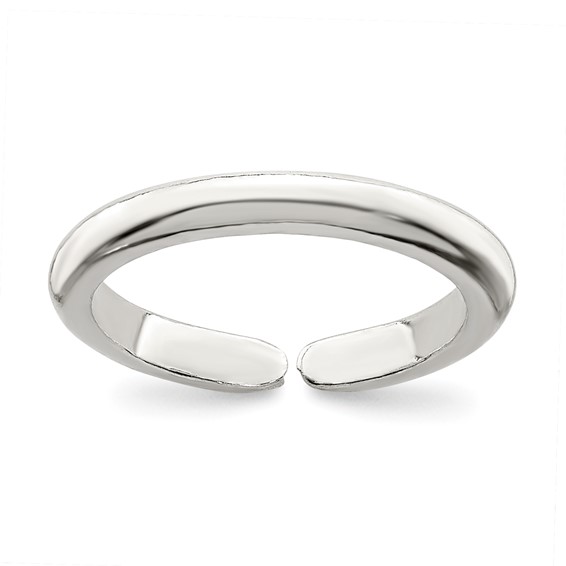 Sterling Silver Plain Toe Ring QR633 | Joy Jewelers