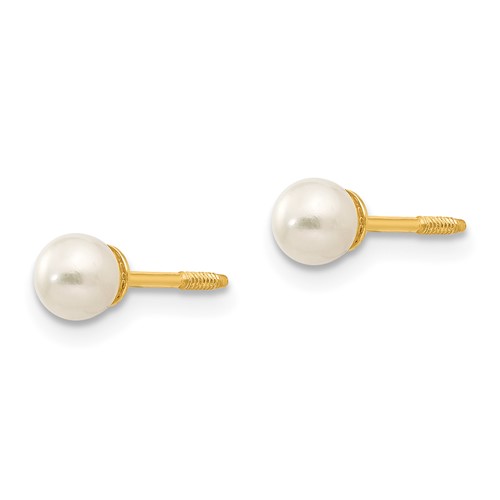 14k Yellow Gold Madi K Reversible Cultured Pearl Bead Earrings SE262