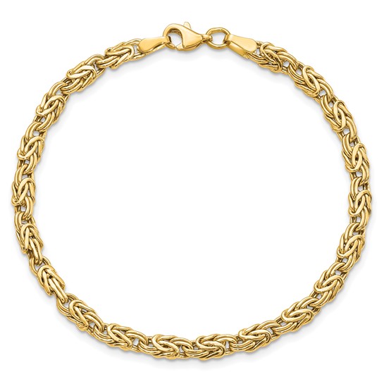 Byzantine bracelet hot sale yellow gold