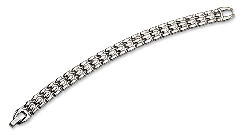 Stainless Steel Bracelet Fold-over Clasp 8.75in