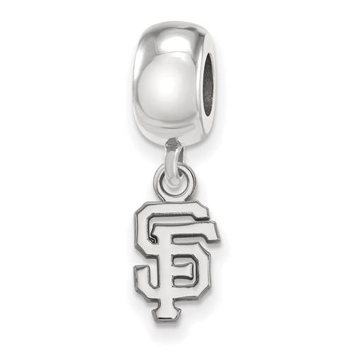 Sterling Silver San Francisco Giants SF Extra Small Dangle Bead