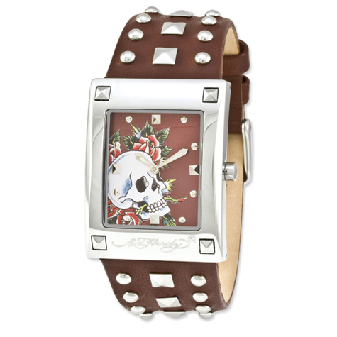 Ed Hardy Lucy Skull Rose Watch