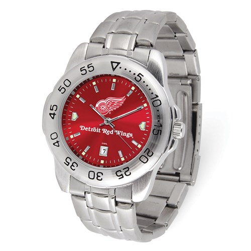 Game Time Detroit Red Wings Sport Steel Watch