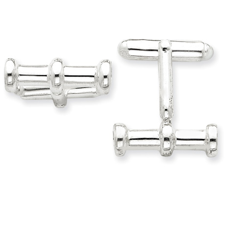 Sterling Silver Italian Cufflinks