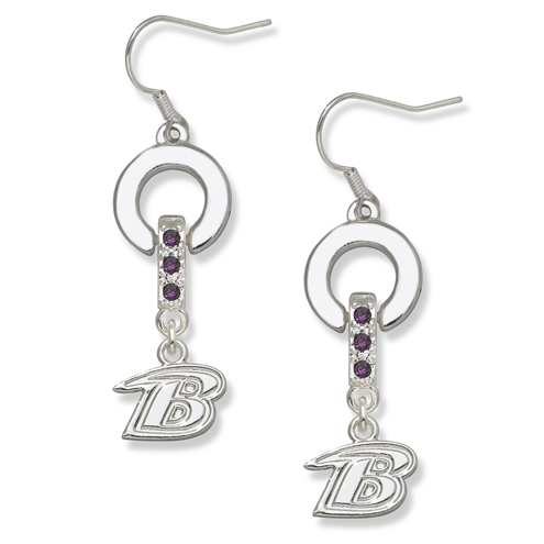 Baltimore Ravens MVP Earrings 