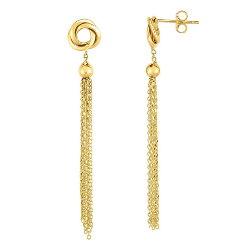 14kt Gold Multi 2024 Link Drop Earring