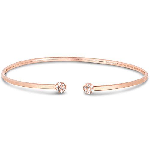 Pink 18K Gold beaded bracelet stack with custom letter beads | ELLIOT LANE  – Elliot Lane