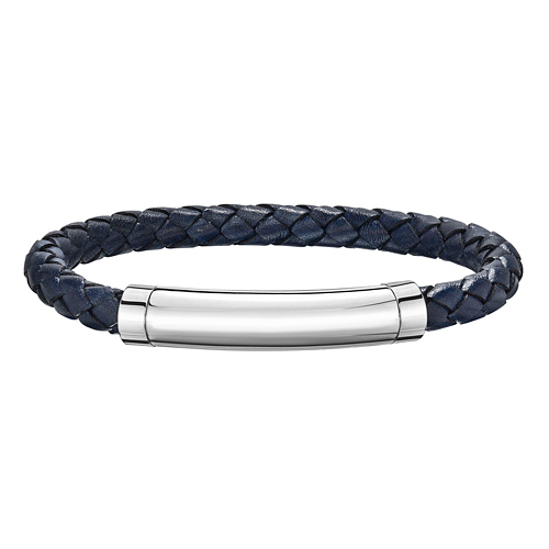 Midnight Blue Leather Bracelet