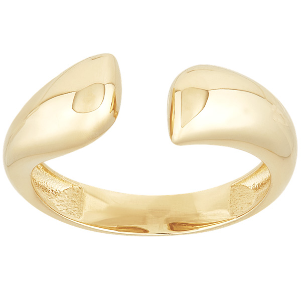 14k Yellow Gold Open Cuff Ring RI-FRN078855Y | Joy Jewelers