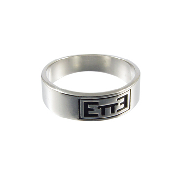 ETTE 5mm Antiqued Ring - Sterling Silver