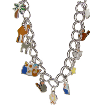 Bracelet with Nativity Charms