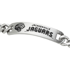 Stainless Steel 8in Detroit Lions ID Bracelet JJBRC514