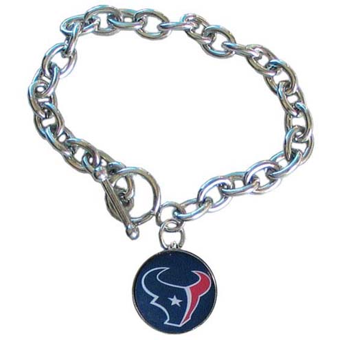 Houston Texans NFL Charm Bracelet