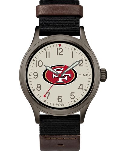 Timex San Francisco 49ers Clutch Watch TWZFFORMBYZ | Joy Jewelers