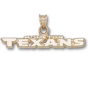 Houston Texans 3/16in 10k Texans Pendant