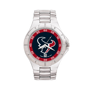 Houston Texans Mens Pro II Stainless Steel Watch TXN117 | Joy Jewelers