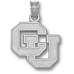 Sterling Silver 5/8in University of Colorado CU Pendant UCO001-SS