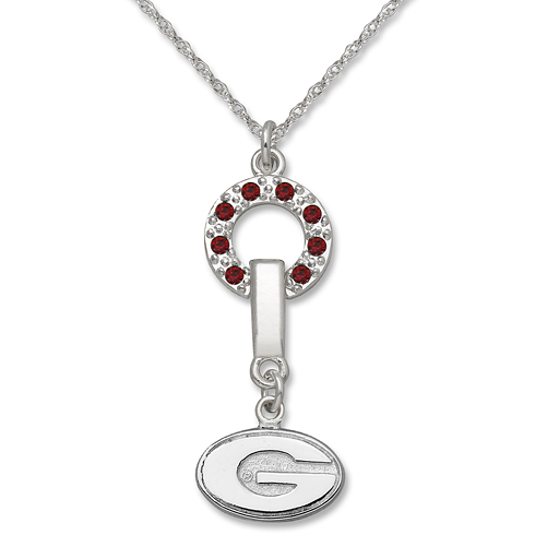 University of Georgia MVP Crystal Necklace