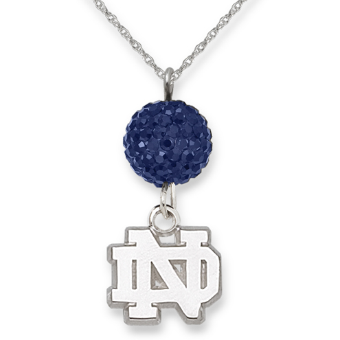 University of Notre Dame Crystal Ovation Necklace