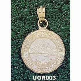 Oregon Ducks 5/8in 10k Seal Pendant