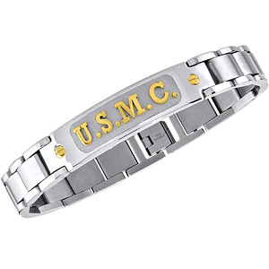 Men's US. Marine Corps Bracelet - Stainless Steel