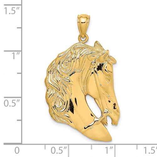 14k Gold Horse Sales Brooch