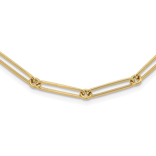 Gold Plate 16x8MM Floral Y Necklace Connector