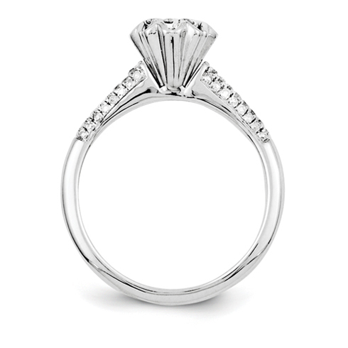 3/8ct Diamond Crown Promise Ring QR4039 | Joy Jewelers