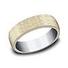 14k Two-tone Gold The Aurora Wedding Band 6.5mm