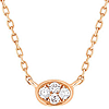 Aurelie Gi BEBE 14k Yellow Gold Diamond Necklace