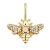 Aurelie Gi HONEY 14k Yellow Gold Bee Charm