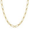 Ania Haie Gold-plated Sterling Silver Cable Connect Chunky Chain Necklace