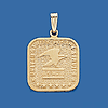 US Postal Service 14kt Gold Pendant