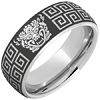 Serinium Laser Engraved Barong Ring 8mm